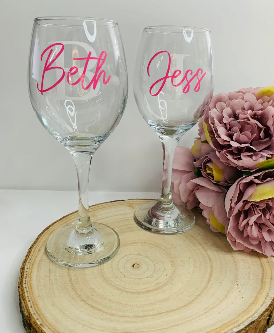 Personalised Wine Glass