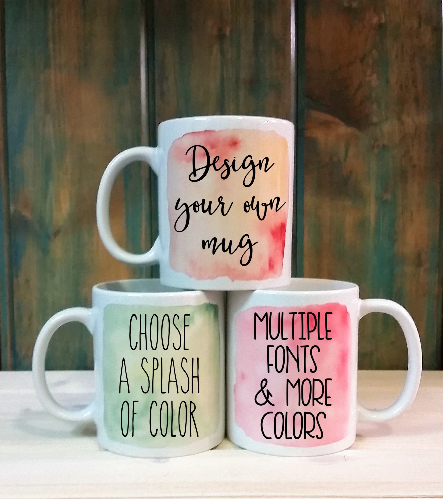 Customised Cups 11oz