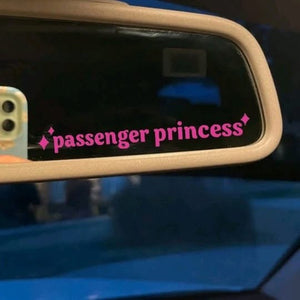 Passenger princess sticker